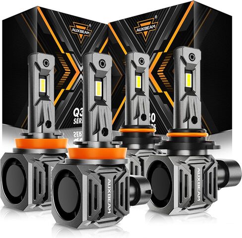 Auxbeam H11 Fog Light, 16000LM 400% Super Bright H9 H8 Fog Light For UTV ATV Offroad Vehicles in Kuwait