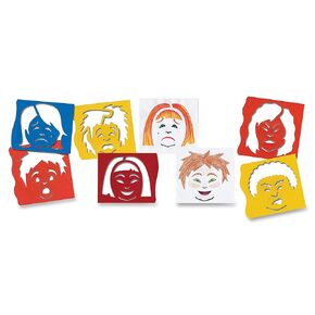 Roylco R5859 Mix and Match Emention Stencils ، متنوعة