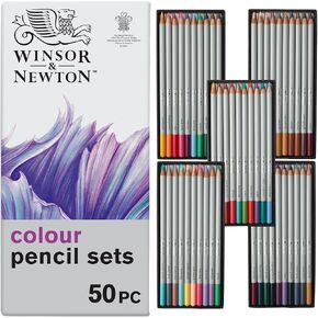 مجموعة قلم رصاص Winsor & Newton Studio Collection ، 50 قطعة