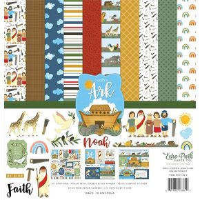 Echo Park Collection Kit 12"X12" - Bible Stories: Noah's Ark