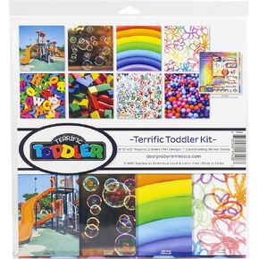 Reminisce Terrific Toddler Scrapbook Collection Kit, OSFA