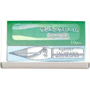 Tachikawa Pin Seisakusho T600C-10 Nib T-600 Chrome ، حزمة 10