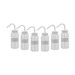 EISCO 2PK Chemical Wash Bottle, No Label, 500ml - Wide Mouth, Self Venting, Low Density Polyethylene - Performance Plastics Labs