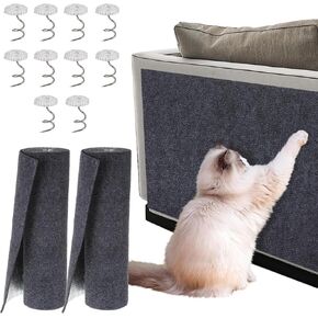 Sibba 2pcs trimable cat scratch mat 78.74 × 15.74 "Cat خدش الأثاث الأريكة حامي القطط ذاتية اللصق السجاد الخدش لطحن مخالب أريكة استبدال داخلي DIY Pet Scratch Pads