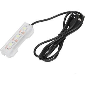 LED Aquarium Light for Plants, Small Aquarium Water Plant Light Fish Lights for Underwater Decorations, Plant Grow, Saltwater Freshwater Fish, Plug and Play