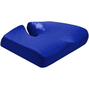REDOFF®Extra Large Memory Seat Cushion 21.5 * 17.7 * 4inches– Cushion Pillow for Back Support Non-Slip Seat Pad for Office Desk, Car Seat, Wheelchair, Sciatica (Blue)