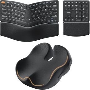 Ergonomic Seat Cushion and Ergonomic Keyboard