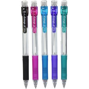 Pentel Mechanical Pencil, Dot E-XAZ125-5, Pack of 5
