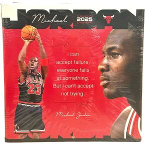 Michael Jordan Great Qoutes 2025 11 "× 22" 16 شهرًا تقويم الجدار
