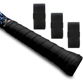 Tennis Racket Grip Tape, 6 Pack Precut Anti Slip Tennis Grip Tape, Super Absorbent Dry Feel Tennis Grips Overgrip for Tennis, Pickleball