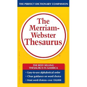 The Merriam-Webster thesaurus ، غلاف عادي في السوق