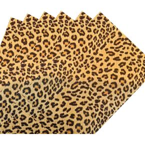 DodelyGz 12Pcs Leopard print Premium Kraft Gift Wrap Paper,Jungle Safari Animal Print Pattern Wrapping Paper for Birthday Holiday Baby Shower Party DIY Gift Packing,20 x 27 Inch