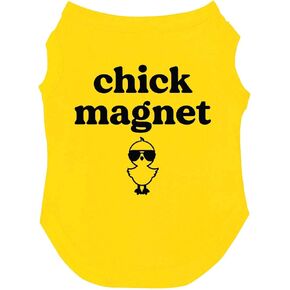 Chick Magnet Easter Dog Tee Shirt Sizes for Puppies, Toys, and Large Breeds (Yellow, X-Large 695)