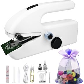 Handheld Sewing Machine, Small Portable, Suitable for Adults and Beginners, Easy to Carry Manual Sewing Machine, Suitable for Home and Travel
