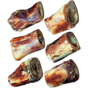 Marrow Bones for Dogs Large, Medium & Small, Dog Bones for Aggressive Chewers, Bone Marrow Dog Treats, 3-Inch Natural Dog Bones Long Lasting, Marrow Treats for Dogs, Dog Chew Bones, 6 Count.
