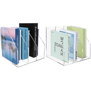 Acrylic Paper Tray Stackable Letter Organizers, Clear Paper Desk Organizer, 3-Tier, Desk A4 File Holder for Office Document Desktop File