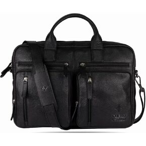 Premium Leather Laptop Bag - Handcrafted Floater Leather, Durable, Stylish.