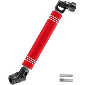 113-137mm ممنوحات دورية عالمية العمليات CVD جزء من 1/10 AXIA1 SCX10 II D90 REDCAT GEN7/PRO GEN8 RC4WD ، HARDEN Steel #45 W/Alpoy Aluminium RC AXLESS SAFTS ، 1PCS ، RED RED ، RED