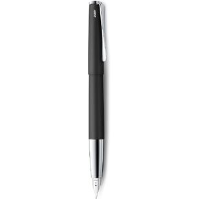 Lamy Black Studio Fountain Pen مع Nib Fine و Blue Ink (L67F)
