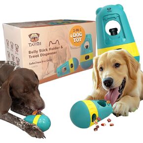 SafeChew 2 in 1 Interactive Treat Dispenser and Bone Holder for Dogs Over 10lbs