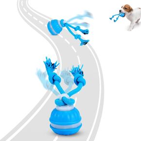 لعبة الكلب التفاعلي المنشط الحركة مع أصوات النيمة من الطيور-لعبة Puppy Puppy Toy Toy Toy To Thip للتدريب ، والسيطرة على الإغاثة والقلق ، وتصميم مقاوم للمضغ الدائم للكلاب الصغيرة/المتوسطة