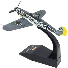 طائرات Diecast 1/72 النموذج النموذجي طائرة BF109 محاكاة طائرة طائرة طائرة هجوم طائرة هجوم طائرة العسكرية للبالغين