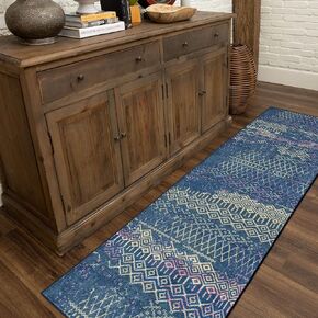 Mohawk Home Prale Purple Geometric (2' X 5') Runner Rug