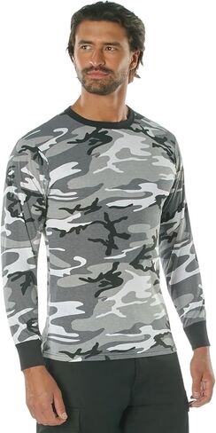 Pink Camouflage Mens Army Digital Camo Long Sleeve T-shirt, Size X-Large in Saudi Arabia