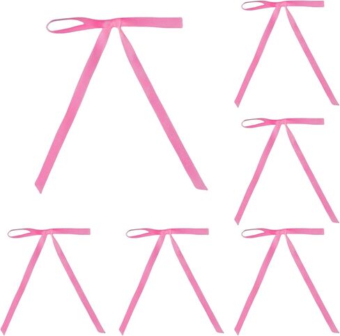 50 PCS 5 × 7 بوصة أقواس الشريط العاجي العاجي مع أقواس هدايا Twist Tie للهدف ، الحرف ، الحفلات (العاج ، عرض 3/8 ") in Kuwait