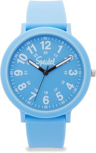 Speidel Eco Color Pop Recyclable Plastic Watch with 18mm Recyclable Silicone Strap - Red in Saudi Arabia