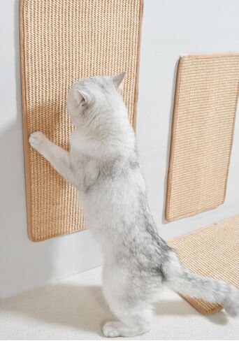 Cat Scratching Mat Pastable Natural Sisal Grinding Claws Mat and Anti-Slip Carpet for Cat Grinding Claws and Furniture Protecting Carpet Sofas (Extra Large) in Kuwait