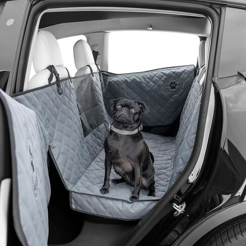 Dog Hammock for Car Back Seat Cover, Medium 2025 Black – Give Your Pup More Room to Relax – Waterproof, Solid Door Protection, & Machine-Washable – Quality Truck Back Seat Cover for Dogs in Kuwait