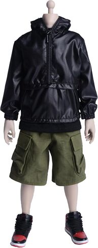 Meetoget 1/6 Scale Male Figure Polarized Jacket Coat Clothes for 12 inch Action Figure PM105US,White in Saudi Arabia