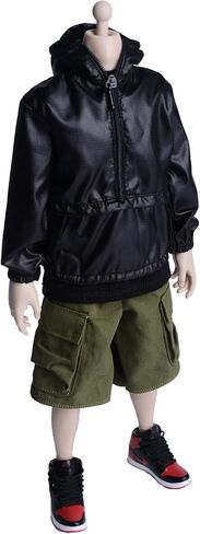Meetoget 1/6 Scale Male Figure Polarized Jacket Coat Clothes for 12 inch Action Figure PM105US,White in Saudi Arabia