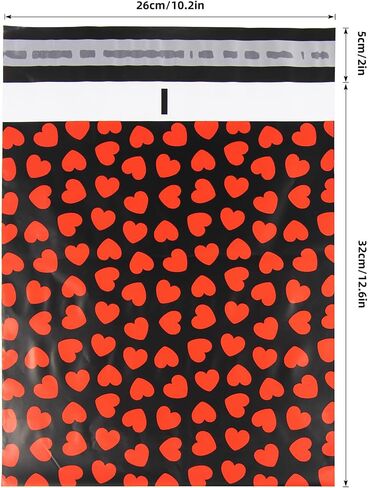 10x13 بوصة tonespac 100 حزمة 3.15MIL POLY POLY PAILERS كيس جميل أكياس الشحن ، مظاريف غير متوفرة ذاتيا للأعمال التجارية الصغيرة ، أكياس بريد بولي المقاومة للماء-قبلة جميلة in Kuwait