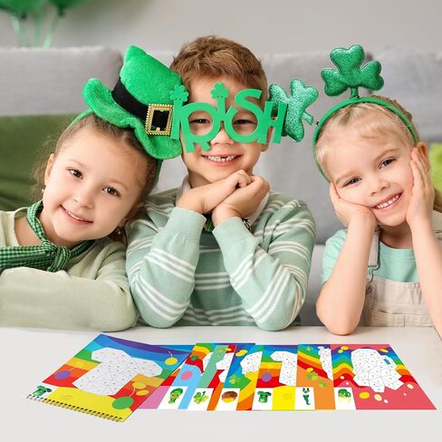 AEAHALY 2 Pack Crafts for Kids Ages 4-8 Paint by Sticker, Reusable Sticker Book for Kids Ages 4-8 Boys and Girls Birthday Gifts Party Favor, Travel Activity Book Set for Learning (Dinosaur+Ocean) in Saudi Arabia