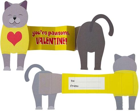 Playhouse Sticker Fun Dog House Puppy Stickers 28 Card Super Valentine Exchange Pack for Kids in Kuwait