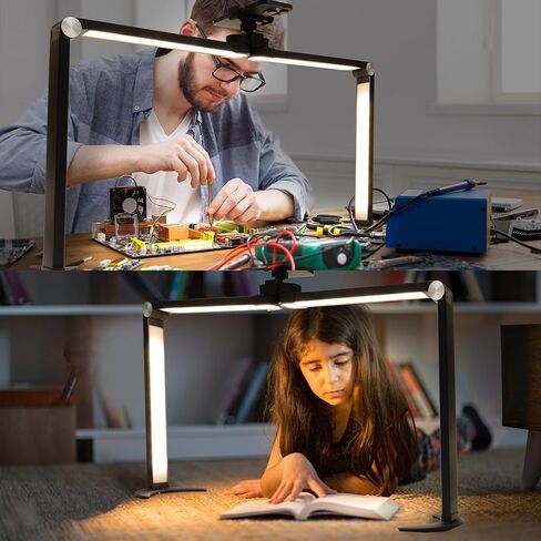 مصباح أظافر قابل للطي مطور للمكتب ، ضوء تقنية الأظافر الكبيرة مع حامل الهاتف ، نصف قمر LED LID 3 أوضاع 3000K-5600K للأظافر ، ملحقات الرموش ، المكياج ، الوشم ، سبا (أسود) in Kuwait