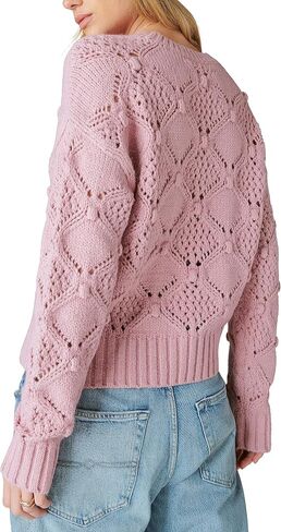 Lucky Brand Women's Open Stitch Pullover Sweater in Saudi Arabia