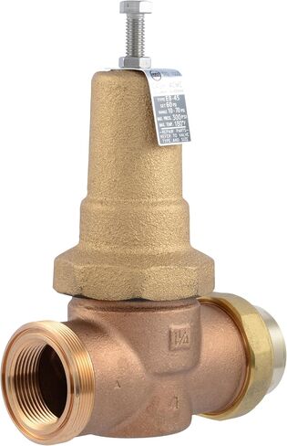 Cash Acme 1/2 Inch EB45 Single Union Pressure Regulating Valve (PRV), Metal Top, 45 PSI, 24462-0045 in Kuwait