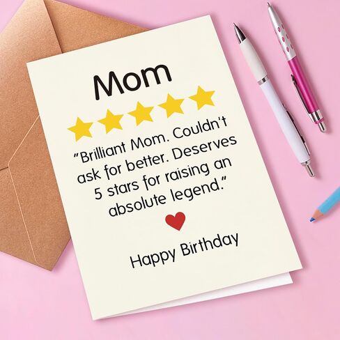 Funny Mother's Day Card from Son and Daughter to Mom, Full of Love, I May Be Little But I Love You Big, with Envelope in Saudi Arabia