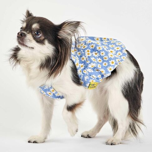 Floral Dog Tank Top - Lightweight Breathable Sleeveless Pet T-Shirt Vest, Stylish Flower Print Puppy Clothes, Soft Cotton Dog Apparel (Pink, Small) in Saudi Arabia