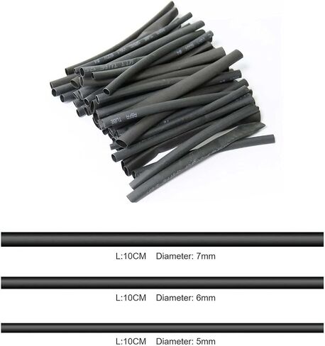Pastall 970Pcs Wire Ferrules Kit Tinned Copper Crimp Connector Non Insulated Electrical Cable Pin Cord End Terminal Assortment Kit with 48Pcs Heat Shrink Tubing in Saudi Arabia