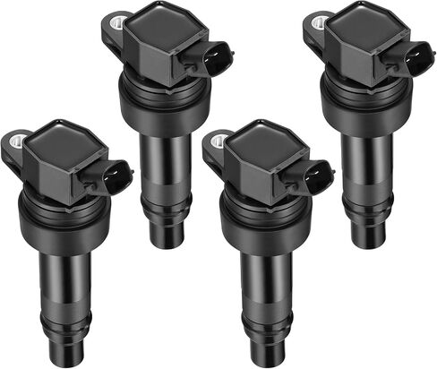BDFHYK 6 Ignition Coil Pack UF558 and 6 Iridium Spark Plug 4469 Compatible with Kia Rondo Magentis Optima Hyundai Santa Fe V6 2.7L 2007 2008 2009 2010 2011 Coil for SKIC168 C782 5C1624 GN10441 C1567 in Saudi Arabia