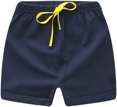 Jagrove Toddler Boys Girls Shorts 3 Pack Little Kids Cotton Sport Jogger Shorts Summer Solid Color Active Short Pants in Kuwait