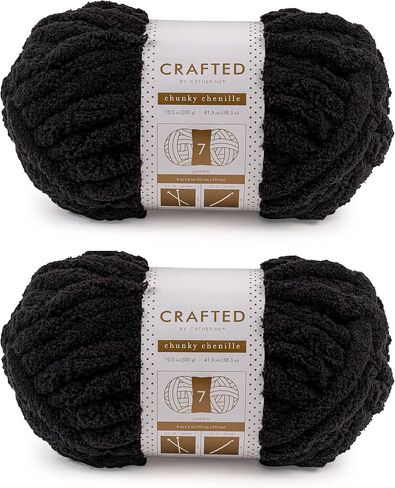 مصنوعة من قبل كاثرين شنيل تشنيل غزل - 6 حزمة (8 أوقية / 227 جم ، 31.7 ياردة كل skein) ، العاج ، مقياس 7 جامبو in Kuwait