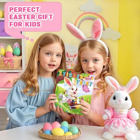 2PCS CutteeyFyry Paint by Number Sticker Book Travel Activities for Girls Kids - Road Trip & Airplane Toys, Birthday Present, Classroom Gifts, Travel Essentials for Toddlers & Long Car Rides in Saudi Arabia
