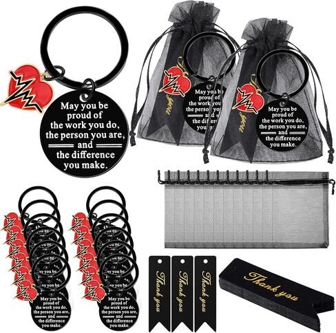 Sureio 36 Pcs Nurse Gifts Nurse Keychain Nurse Week Gifts Employee Appreciation Gift Nursing Student Gifts Medical Assistant in Saudi Arabia