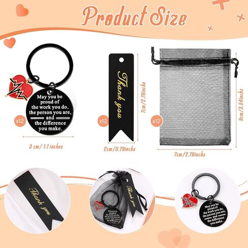 Sureio 36 Pcs Nurse Gifts Nurse Keychain Nurse Week Gifts Employee Appreciation Gift Nursing Student Gifts Medical Assistant in Saudi Arabia