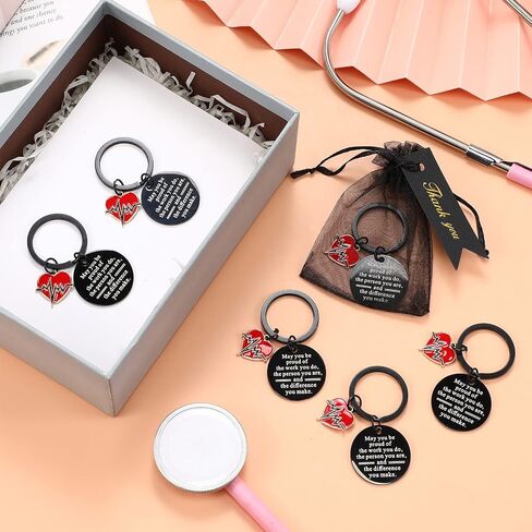 Sureio 36 Pcs Nurse Gifts Nurse Keychain Nurse Week Gifts Employee Appreciation Gift Nursing Student Gifts Medical Assistant in Saudi Arabia